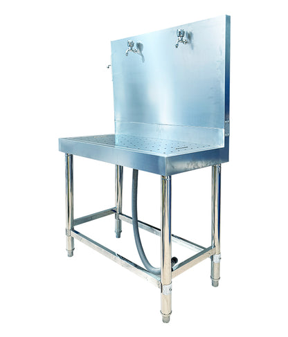 Double Tap Stainless Steel Filling Table