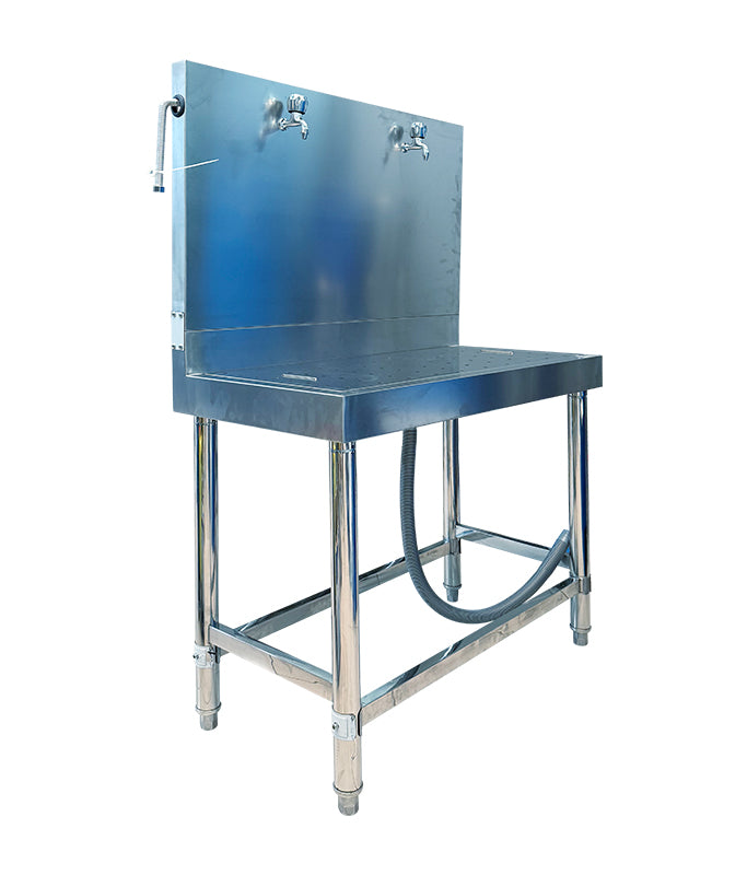 Double Tap Stainless Steel Filling Table