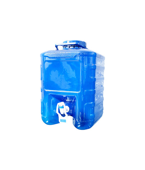 10L Dark Blue Square Bottle