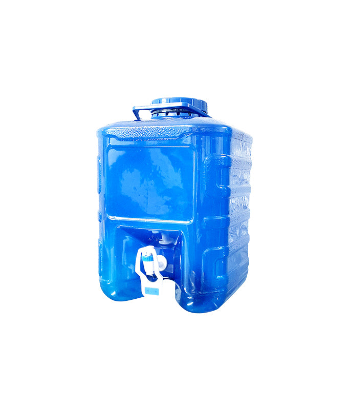 10L Dark Blue Square Bottle