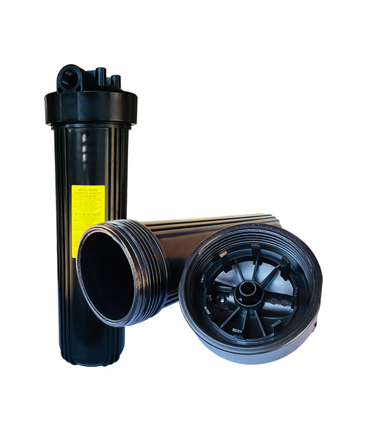 20" Big Blue Water Filter Housing - Black Housing 