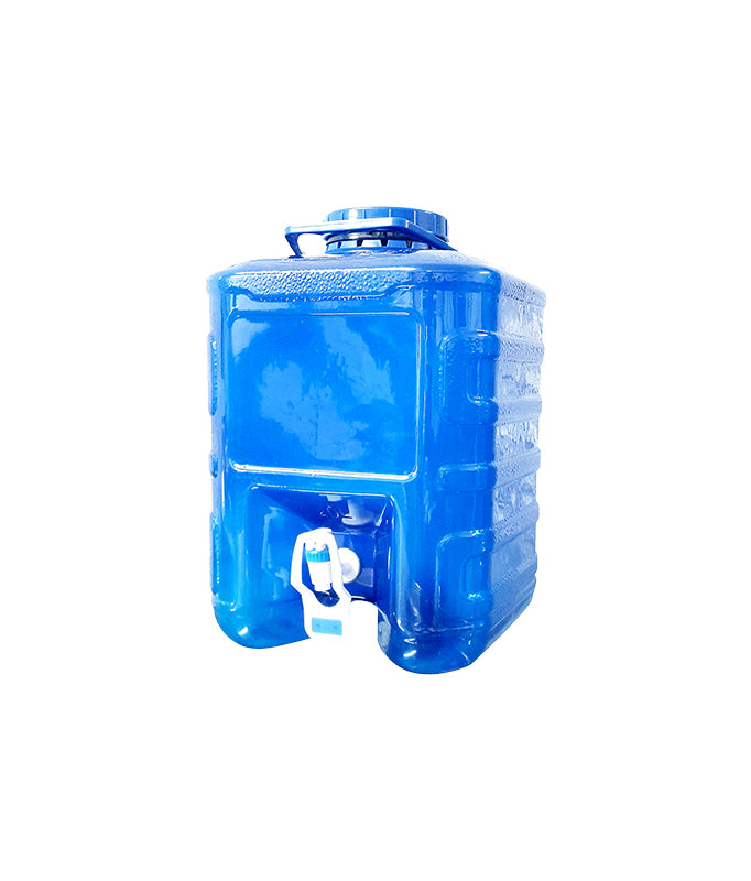 25L Dark Blue Square Bottle